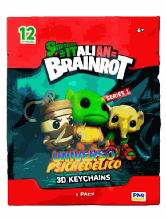 Giochi Preziosi Φιγούρα Μπρελόκ 3d Psychedelic Brainrot 1τμχ Br8004