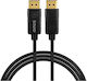 Savio DisplayPort Cable Male - 2m Black