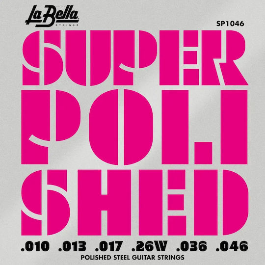 La Bella Super Einstellen E-Gitarrensaiten 10 - 46