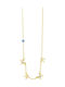 Prince Silvero Necklace Mum From Gold Plated Silver With Zircon