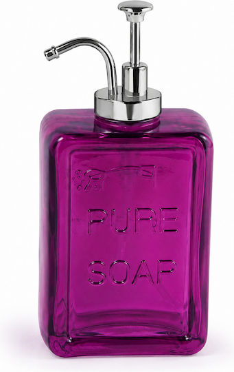 Pure Dispenser Γυάλινο Μωβ