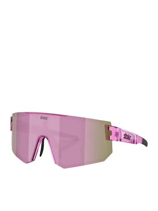 Bliz Small Unisex Γυαλιά Ηλίου με Διάφανο Σκελετό και Διάφανο Καθρέφτη Φακό 702807