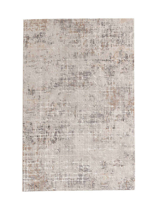 Isexan Kosmos 7869 Living Room Rug Rectangular Gray 100x180cm
