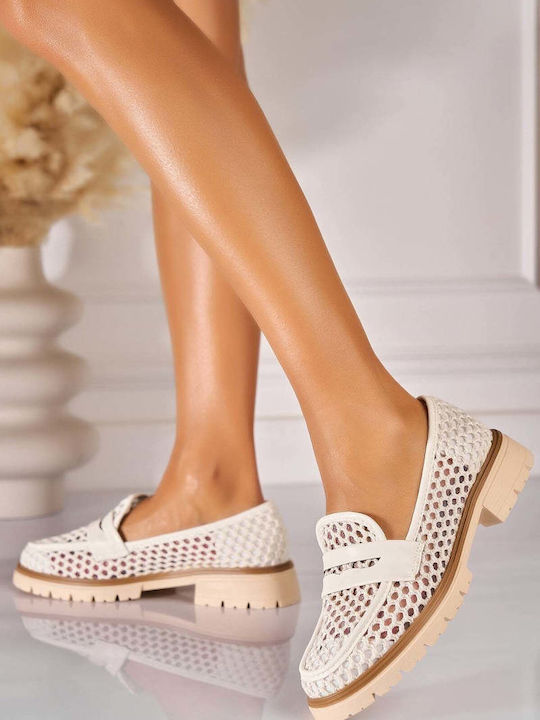 Seastar Shoes Mocasini De Damă În Culoare Albă