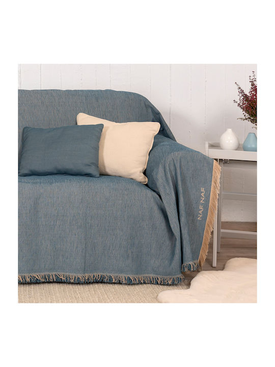 Naf Naf Highline Armchair Throw Chenille 180x18...