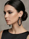 Grekas Black Dangle Earrings