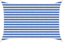 vidaXL Rechteckiges Sonnensegel Blau 2x2.5m
