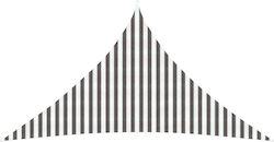 vidaXL Триъгълно Shade Sail Сиво 4.5м