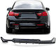 Rear Bumper Diffuser Bmw 4 F32 Coupe F33 Cabrio F36 Gran Coupe 13-21 M-tech Black Matte 1 Double Exhaust Hole Left Abs Plastic 1 Piece
