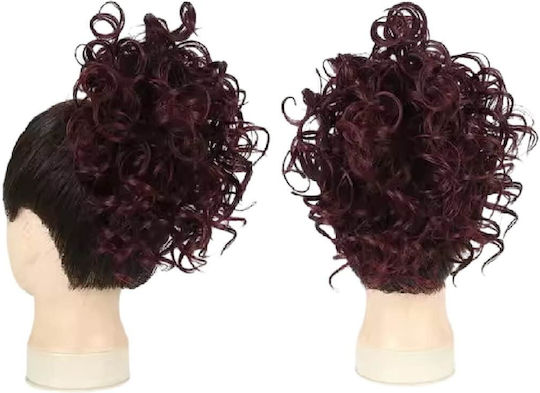 Extension In Dark Red Colour 20.32cm Synthetic Hair