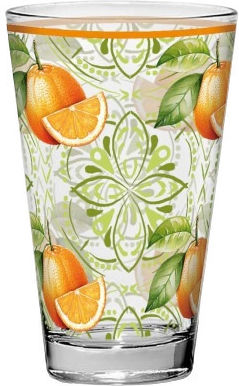Marva Wasserbrillen aus Glas Orange 310ml M107573 6 Stück Marva Wasserbrillen aus Glas Orange 310ml M107573 6 Stück