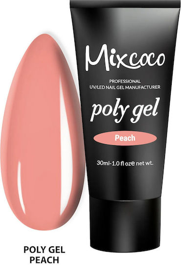 Mixcoco Poly Gel Νυχιών Πορτοκαλί 30ml