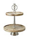 Zaros Wooden Dessert Tower Brown P25xL25cm