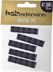 She Keratin Tips Kt2005 Schwarze Tips Keratin Extensions 25 Stück
