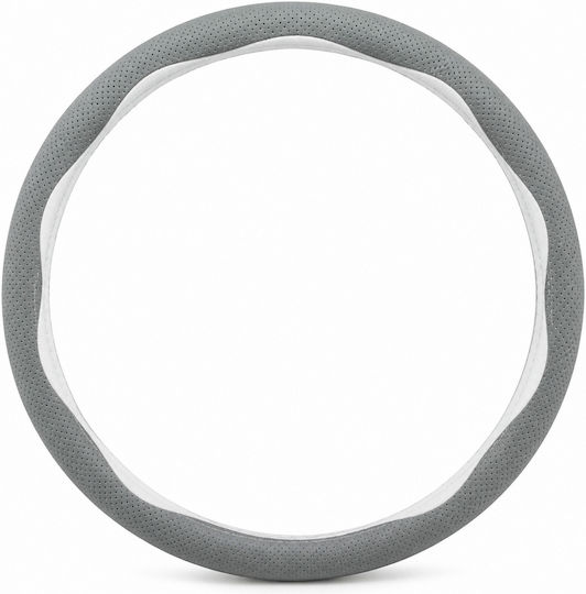 Car Steering Wheel Cover Universal 37-39cm Gray Anti-Slip