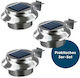 Maxx World Set 3 Solarleuchten mit Fotowiderstand 11,5x6cm