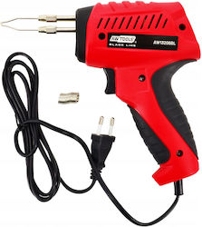 Awtools Fier de Lipit cu Transformator 100W Mâner TPR Linie Neagră
