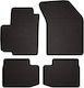 Rubber Car Mats Suzuki Swift Iv Hatchback 2005-2010 Black Fitted