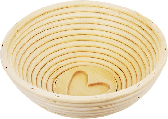 Bread Proofing Basket Rattan Orion Heart 21cm