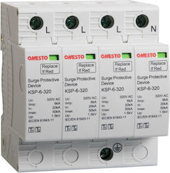Rp-onesto Protecție Împotriva Descărcărilor Electrice La Panoul De Control Atragător De Supratensiuni Spd 3p+N Tip 1+2 50kA 275VAC Indicație De Funcționare Rp-onesto Protecție Împotriva Descărcărilor Electrice La Panoul De Control Atragător De Supratensiuni Spd 3p+N Tip 1+2 50kA 275VAC Indicație De Funcționare