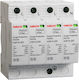 Rp-onesto Panel Lightning Protection Surge Arrester Spd 3p+N Type 1+2 50kA 275VAC Operation Indicator