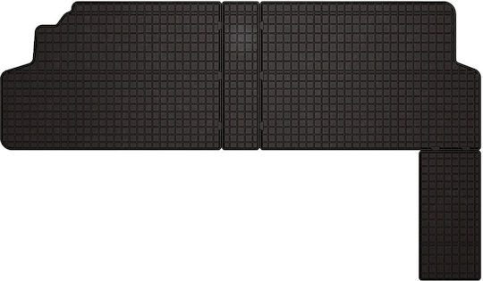 Gummi Auto Fußmatten Citroen Jumpy Ii 2. Reihe 2007-2016 Schwarz Passgenau