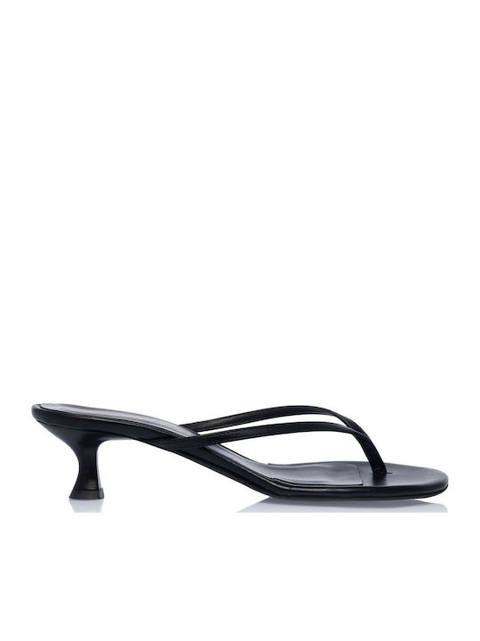 Sante Mules with Heel in Black Colour