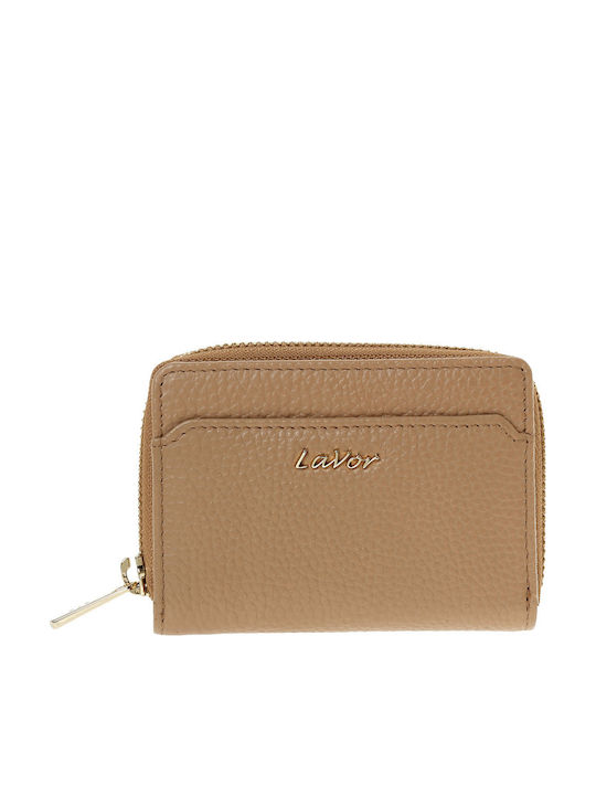 Lavor Small Leather Women's Wallet with RFID Pink