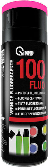 Spray Vopsea Fluorescentă Roz 400 Ml Acrilic Vizibilitate Ridicată Interior Exterior