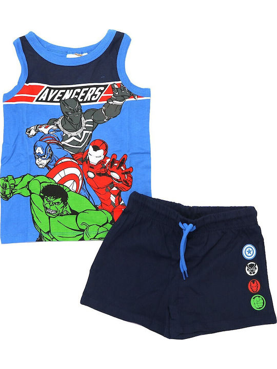 Kids Set with Shorts Summer 2 Pieces Blue