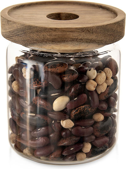 Orion Vază Pentru Cafea / Paste Cu Capac Sticlă Maro 730ml