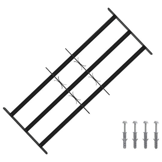 Vidaxl Πλέγμα Ασφαλείας Παράθυρα 3 Δεσμίδες 3 Pcs 63-114 Εκ