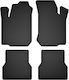 Car Rubber Mats Set 4 Pcs Universal Hyundai I10 Hatchback 2007-2013