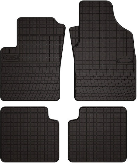 Covorașe Auto Din Cauciuc Fiat 500 C Cabrio 2007-2013 Negre Personalizate