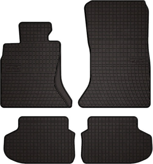 Covoare Auto Cauciuc BMW Seria 5 F10 Sedan 2010-2013 Negre Fixate