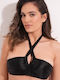 Strapless Bikini Top Μαύρο