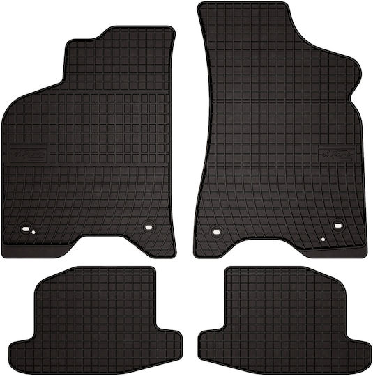 Rubber Car Mats Seat Arosa Hatchback 1997-2005 Black Fitted