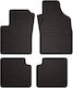 Rubber Car Mats Ford Ka Mk2 Hatchback 2008-2012 Black Fitted