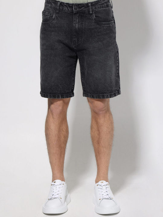 Herren Shorts Denim Schwarz