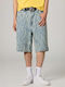 Men's Denim Blue Washed Shorts
