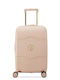 Delsey Chatelet Air 2.0 Cabin Travel Suitcase Beige Rose Height 55cm