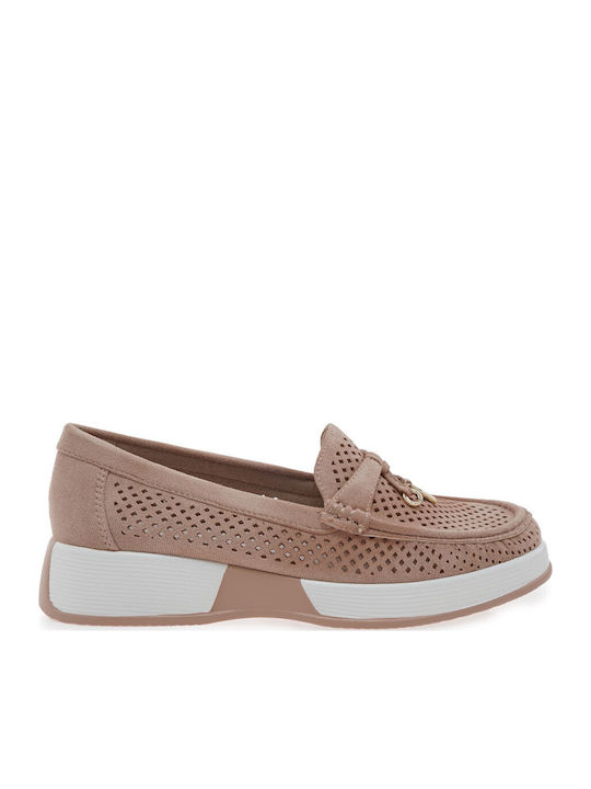 Seven Women's Moccasins in Pink Colour