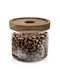 Orion Glass Coffee and Pasta Jar with Lid Brown 500ml 1 Piece