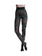 Opaque Women's Pantyhose 80 Den Nero with Print