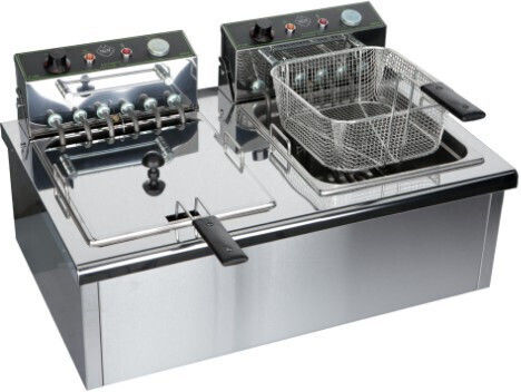 M&M equipment Ηλεκτρική Φριτέζα 6kW Χωρητικότητας 12lt
