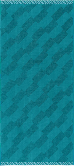 Beauty Home Art 2303 Cotton Petrol Blue Beach Towel 80x180cm