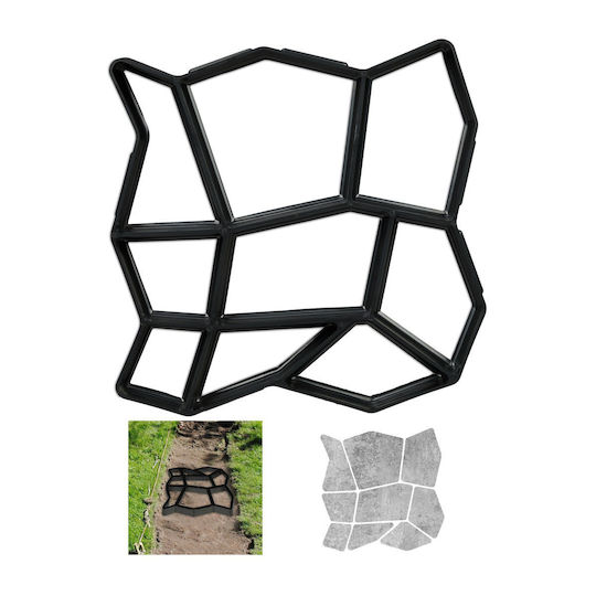 Relaxdays Mold for Garden Flooring Made of Plastic 35x35cm