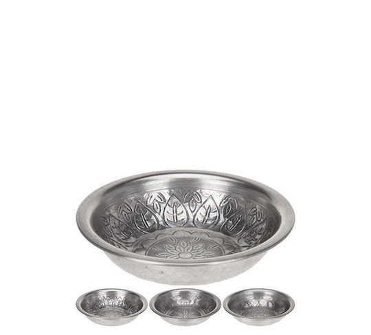 Zaros Zaros Dekorative Schale Aus Aluminium Silber