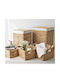 Zaros Set of Decorative Wicker Baskets 5 Pieces