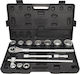 Awtools 14-piece 3/4" 12-point Socket Wrench Set